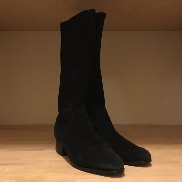 Bos. & Co. Black Witchy Rally Waterproof Pointy Toe Knee-High Boot - Picture 4 of 16